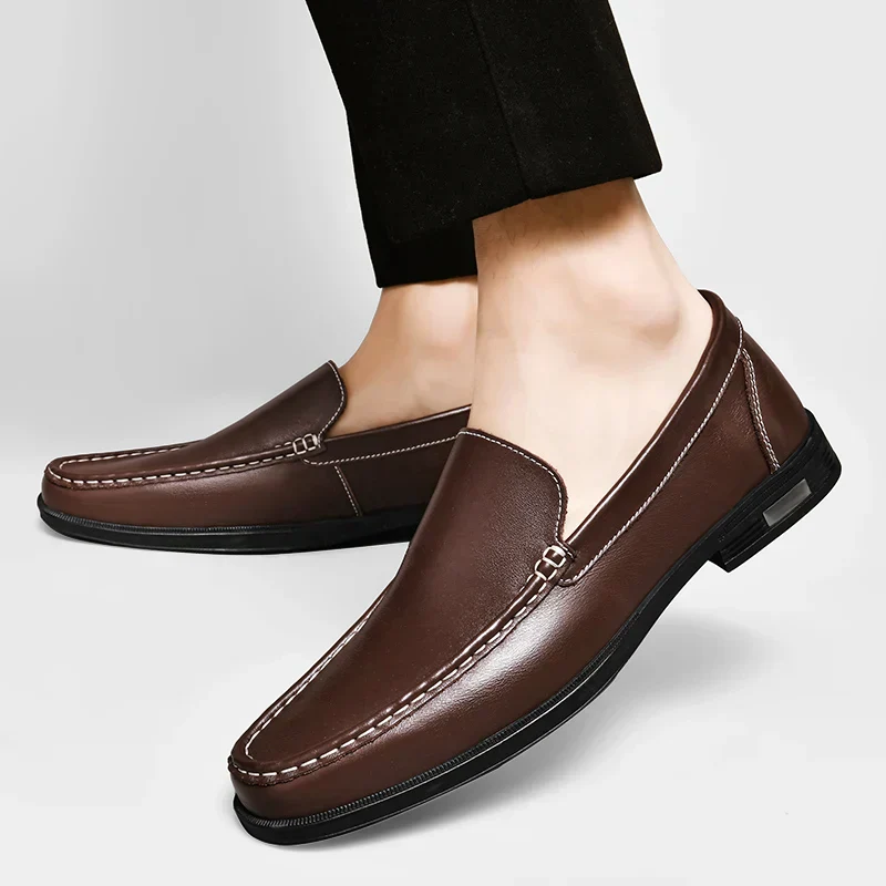 Riverton Genuine Leather Loafers - Image 9