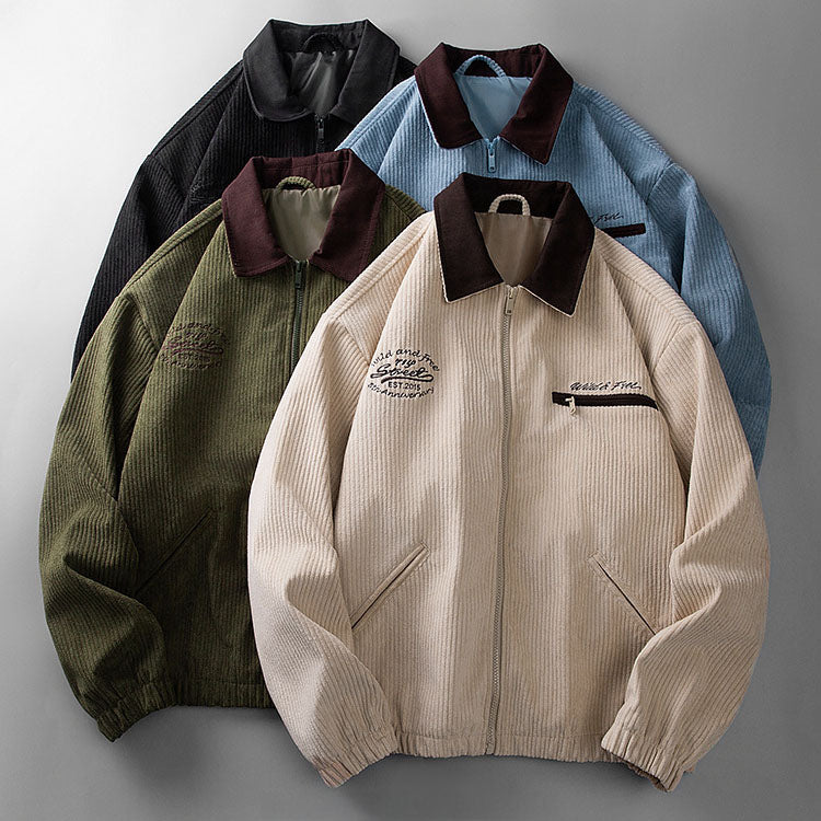 Matteo Corduroy Zip Jacket - Image 6