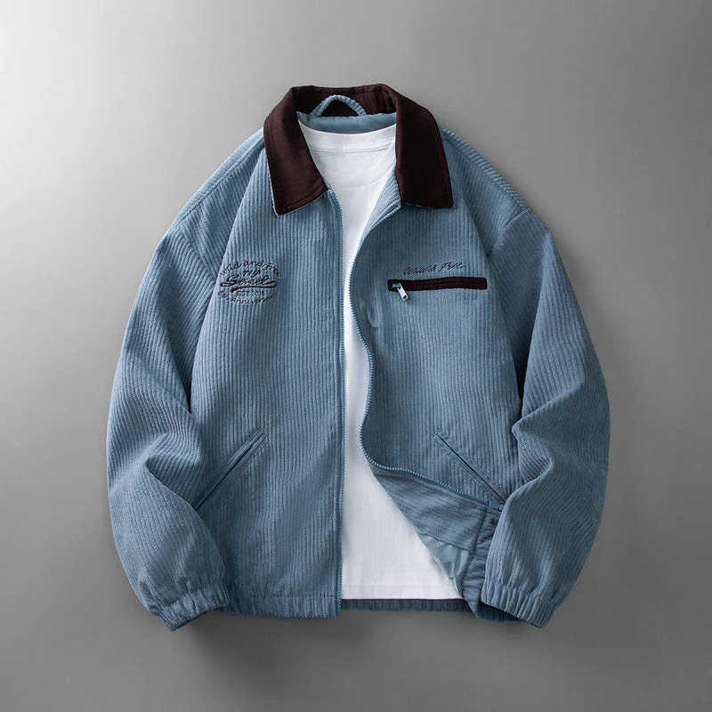 Matteo Corduroy Zip Jacket - Image 9