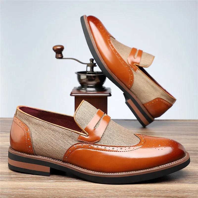 Saville Heritage Woven Leather Loafer - Image 5