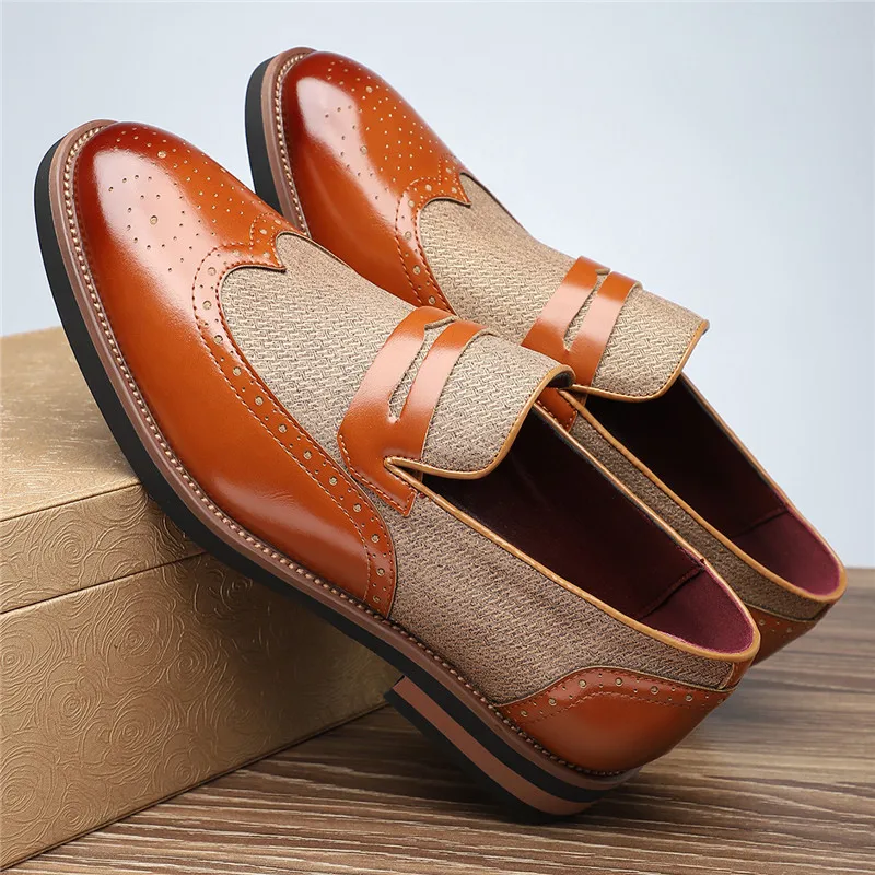 Saville Heritage Woven Leather Loafer - Image 6