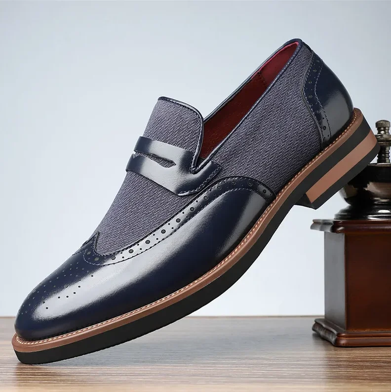 Saville Heritage Woven Leather Loafer - Image 9