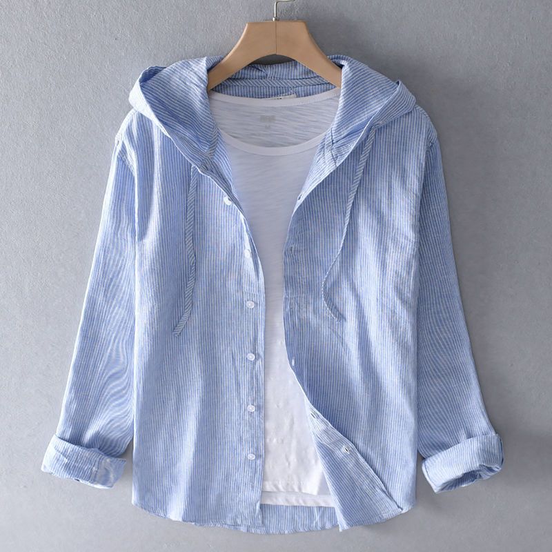 Solis Linen Hoodie - Image 3