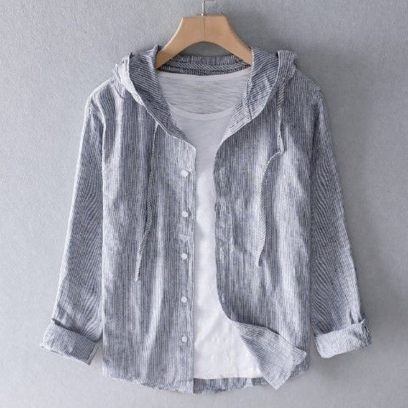 Solis Linen Hoodie - Image 6