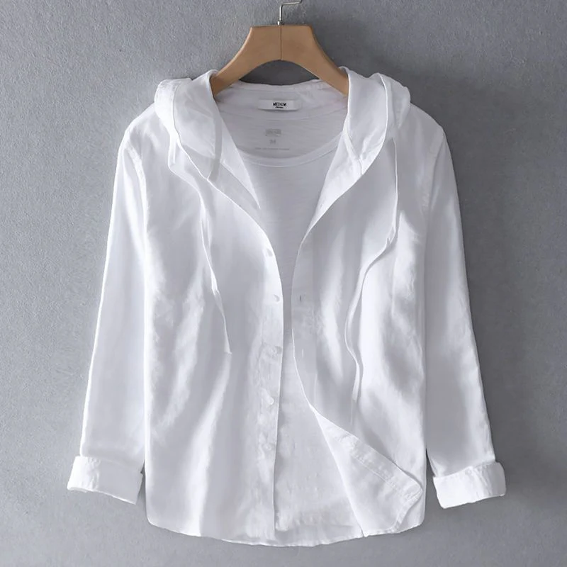 Solis Linen Hoodie - Image 7