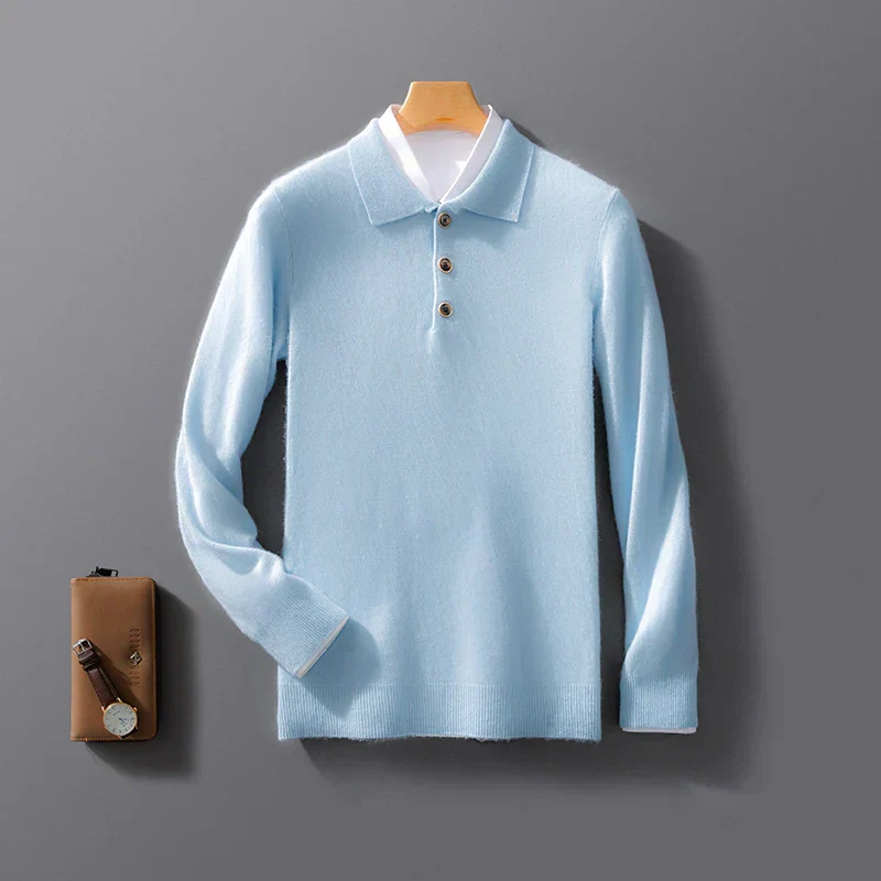 Mens' Stratford Cashmere Polo - Image 2