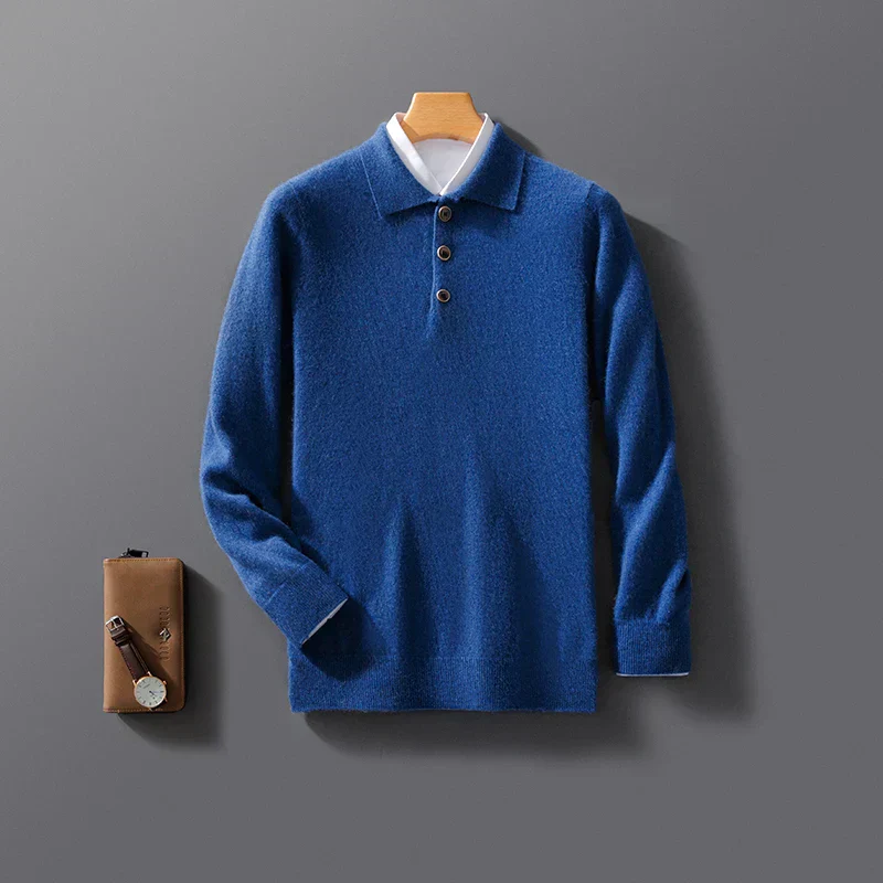 Mens' Stratford Cashmere Polo - Image 4