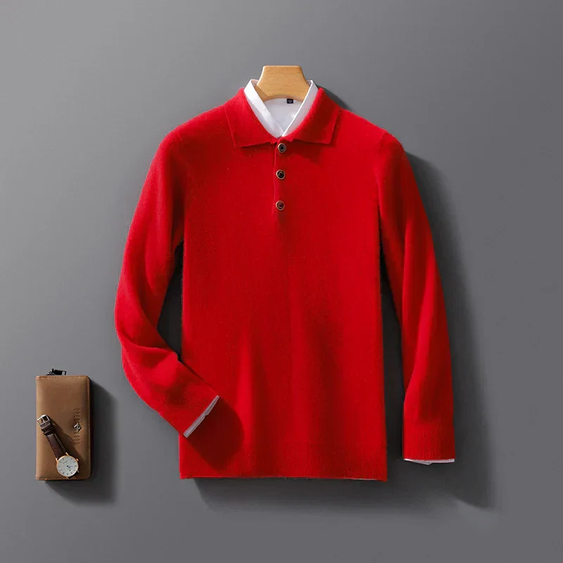 Mens' Stratford Cashmere Polo - Image 5