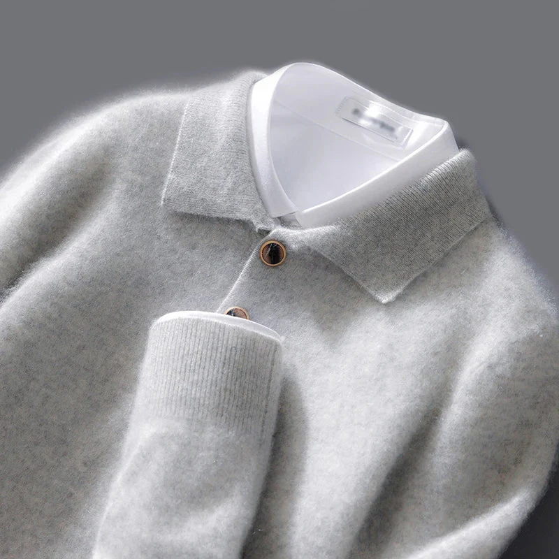 Mens' Stratford Cashmere Polo - Image 7