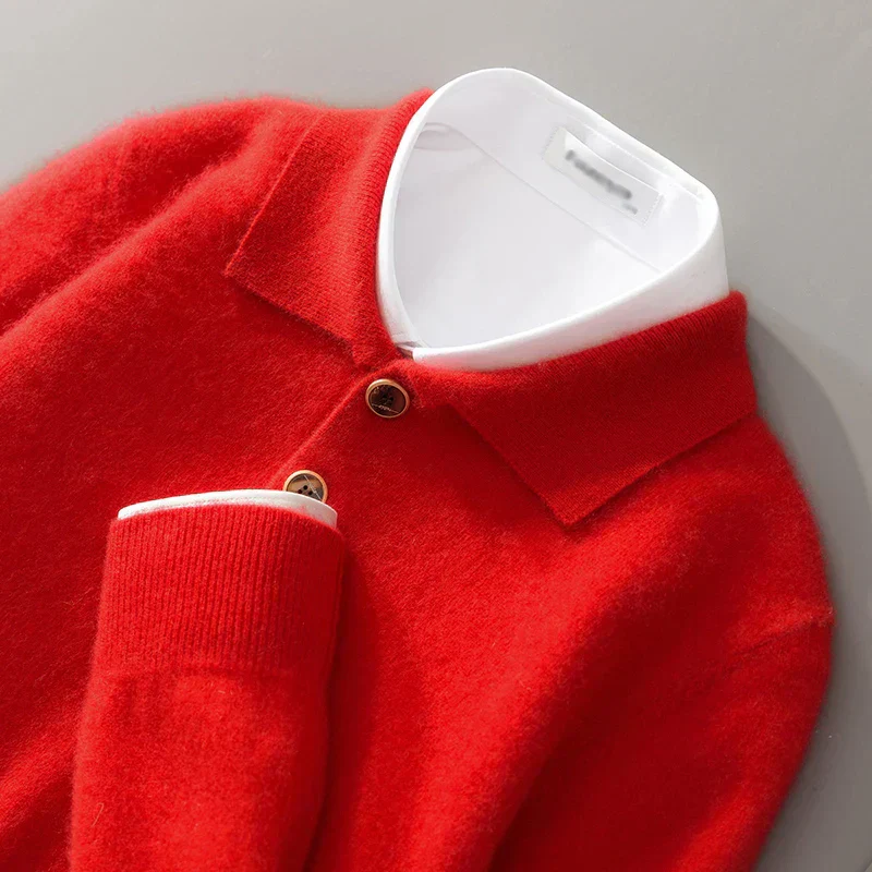 Mens' Stratford Cashmere Polo - Image 9