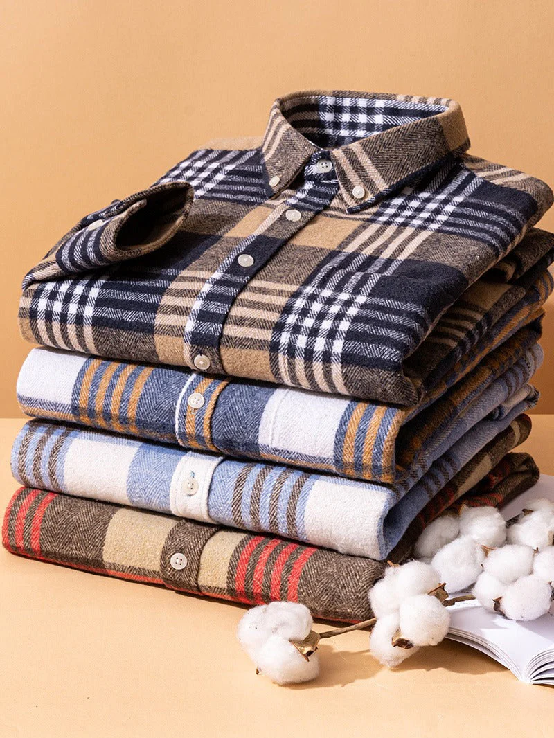 Stratford Plaid Cotton Shirt - Image 2