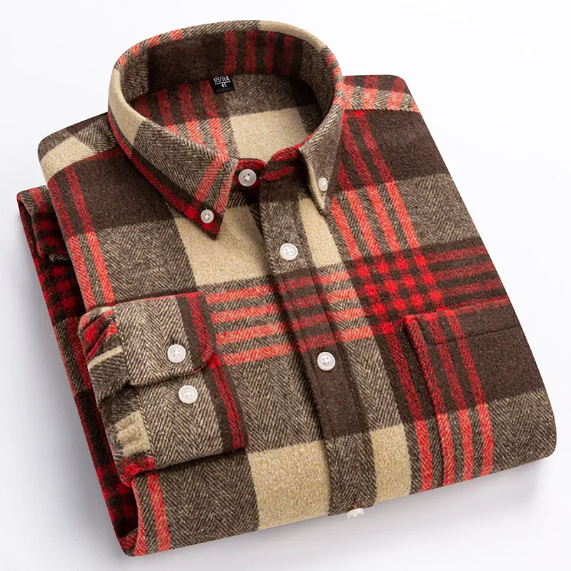 Stratford Plaid Cotton Shirt - Image 7