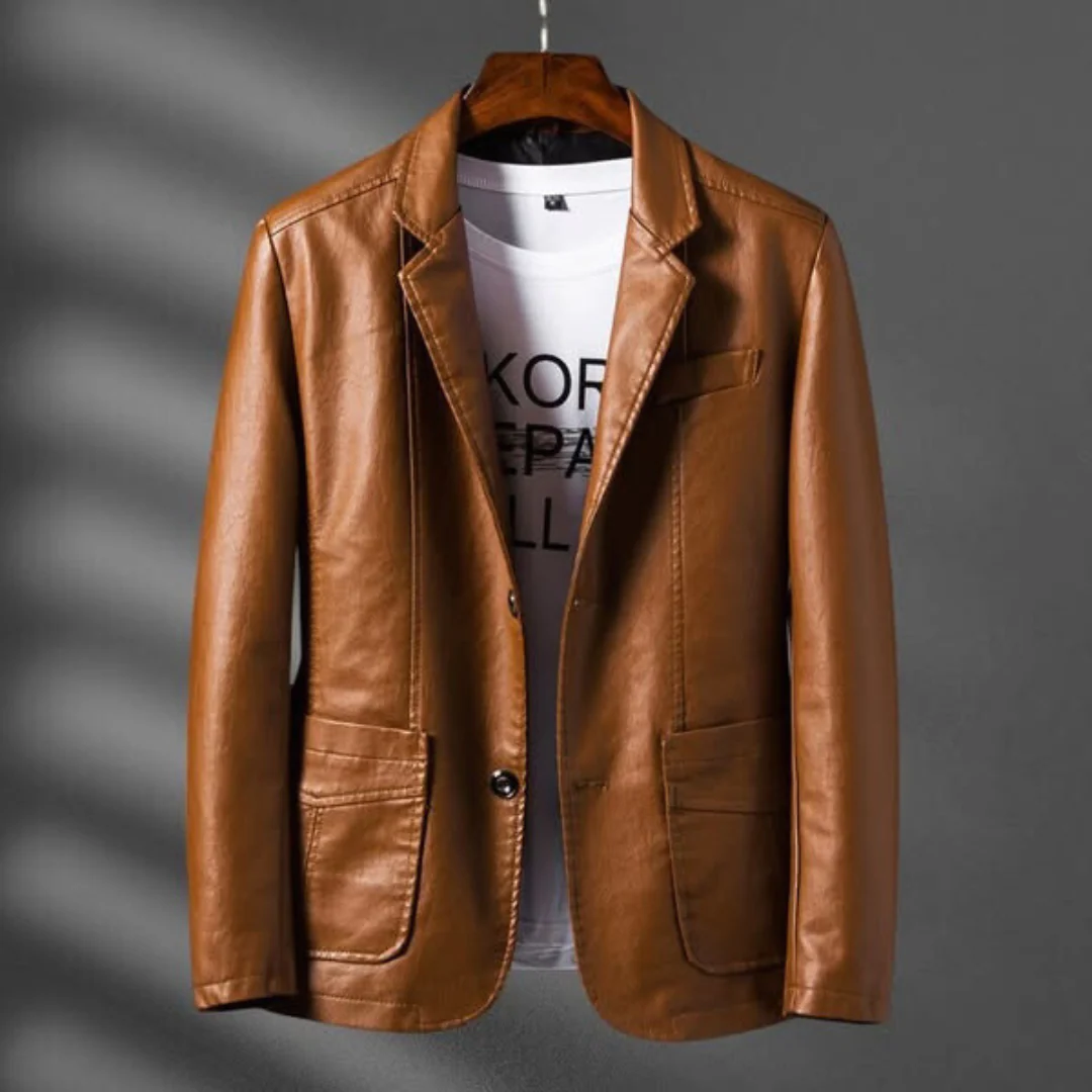 The Ashford Classic Leather Coat - Image 5