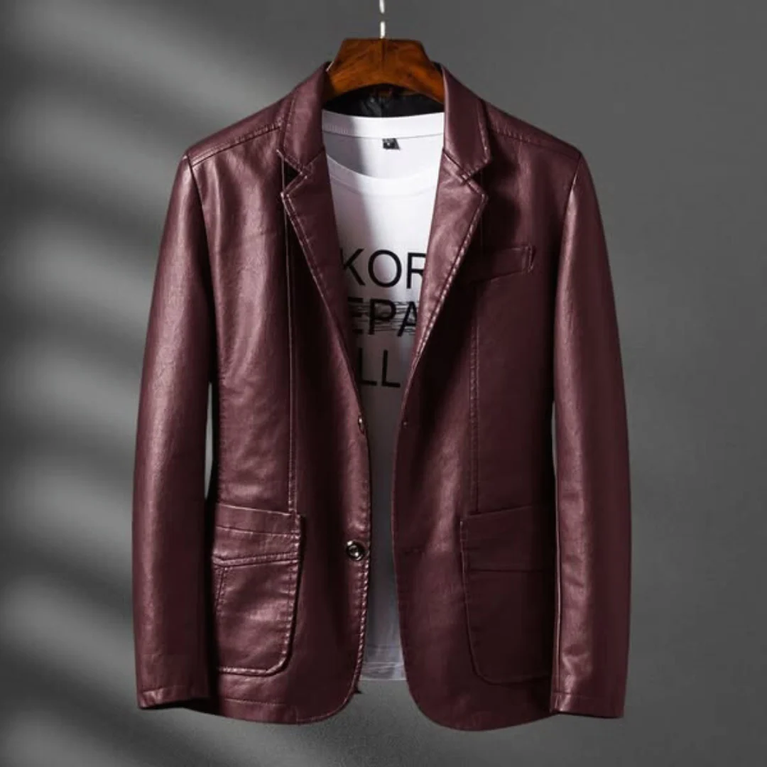 The Ashford Classic Leather Coat - Image 6