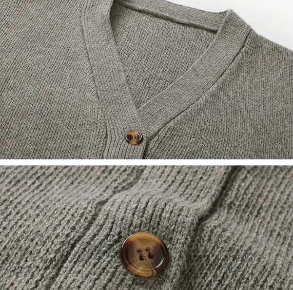 The Kingsley Striped Trim Cardigan - Image 5