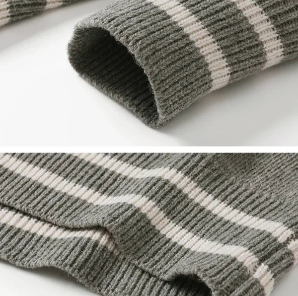 The Kingsley Striped Trim Cardigan - Image 6