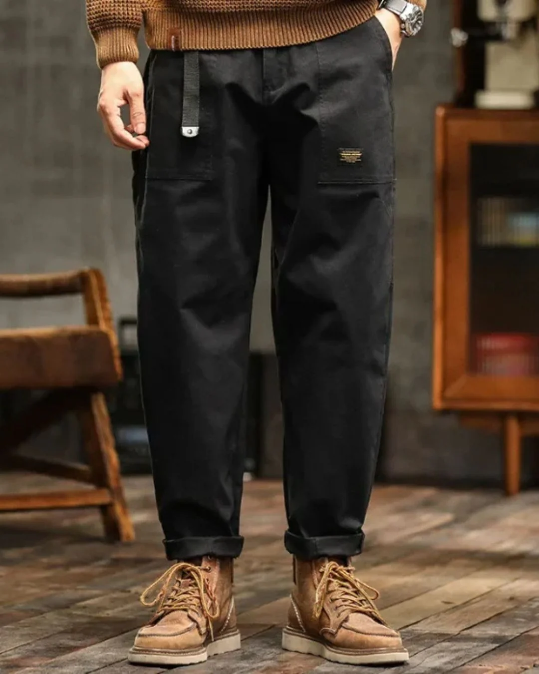 The Novaro Vintage Cargo Pants - Image 5