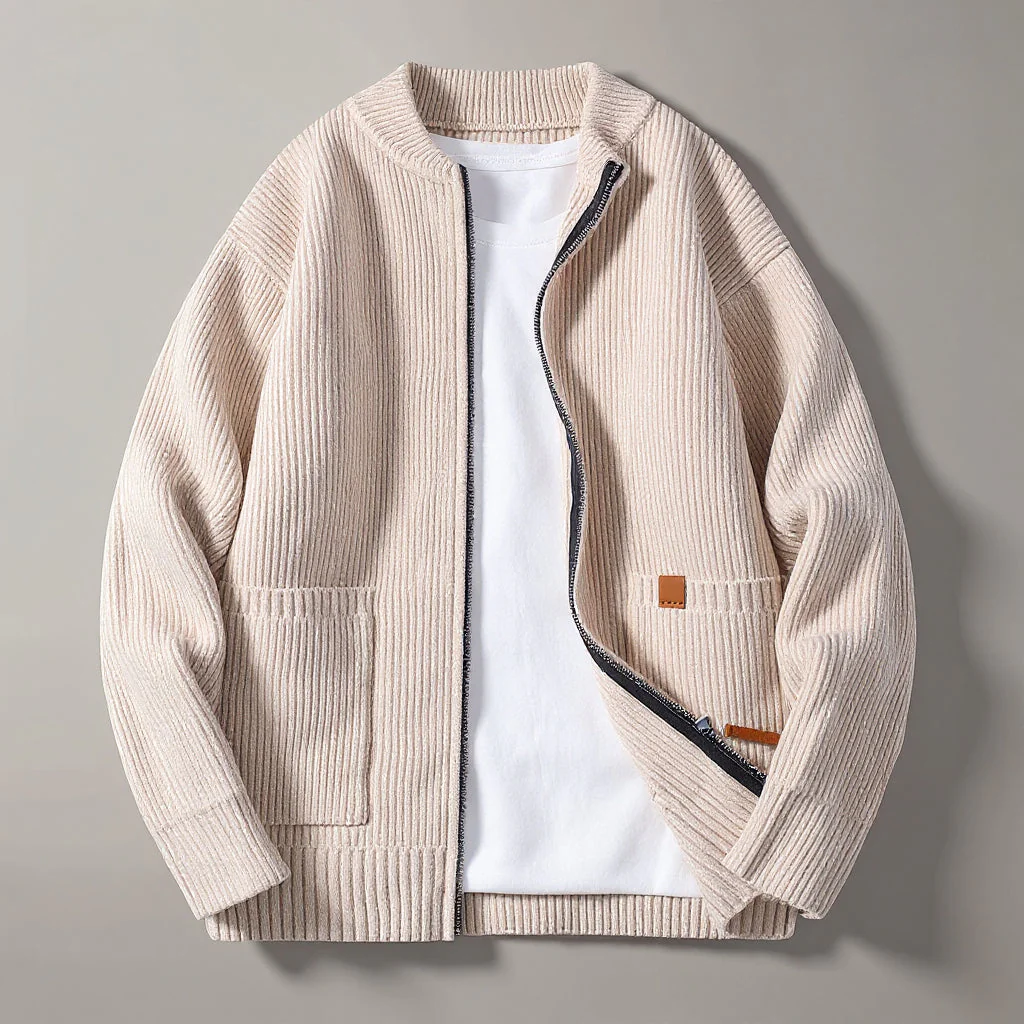 The Winslow Corded Zip Cardigan - Image 5