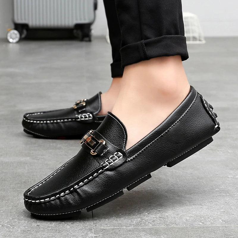 Stratford Genuine Leather Loafers - Image 4
