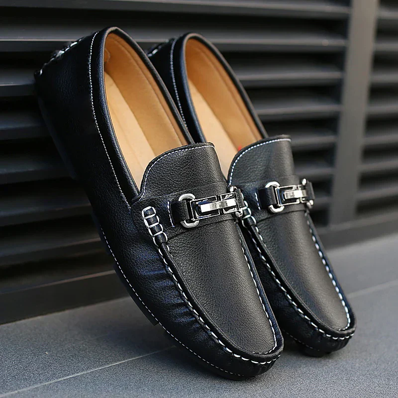 Stratford Genuine Leather Loafers - Image 8