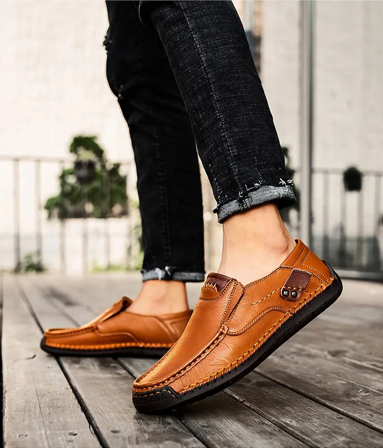 Toscano Signature Leather Loafers - Image 3