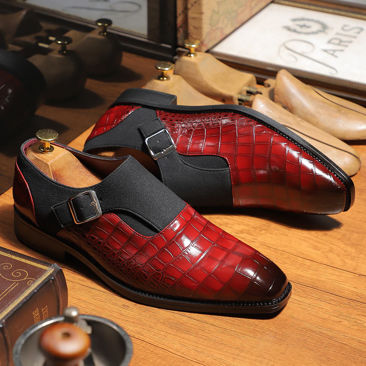 Valentini Signature Buckle Italian Loafers - Image 10
