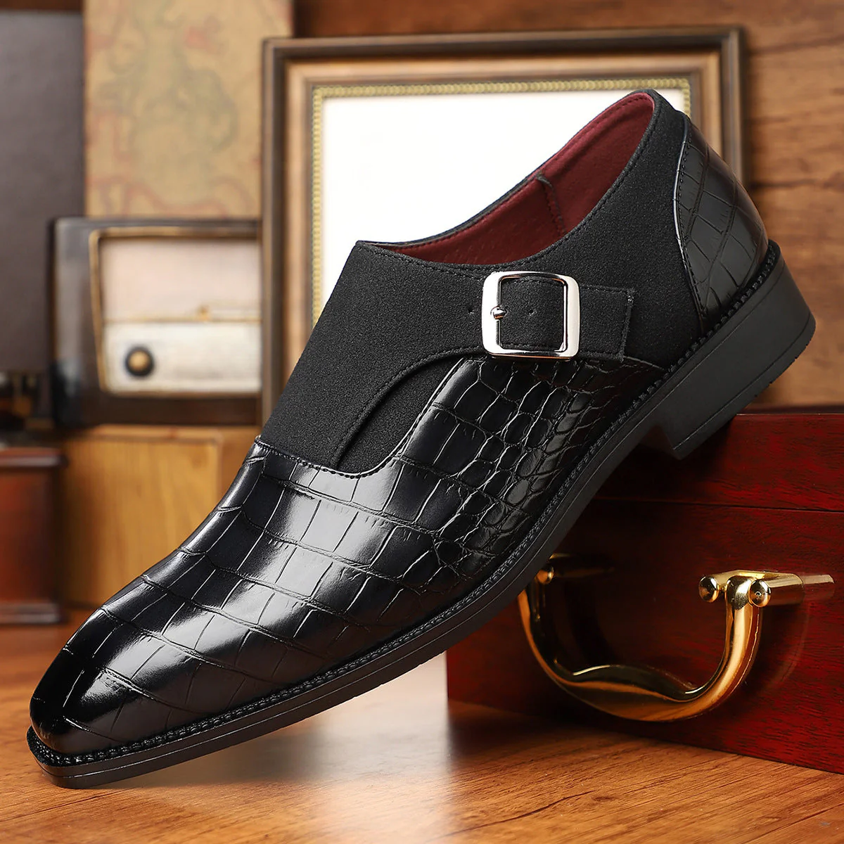 Valentini Signature Buckle Italian Loafers - Image 11