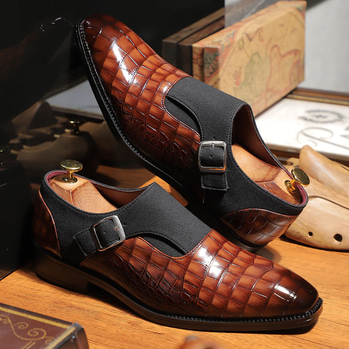 Valentini Signature Buckle Italian Loafers - Image 2