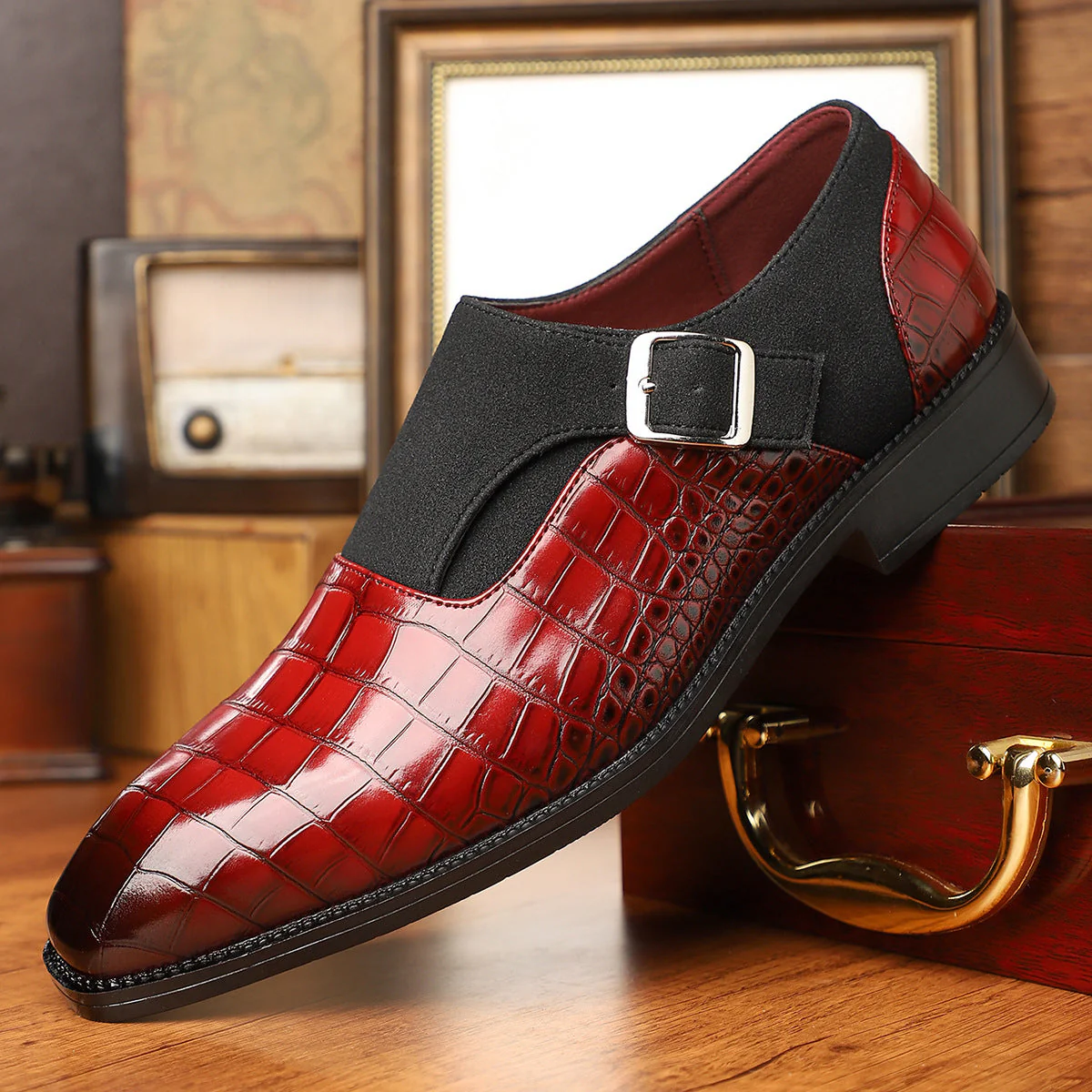 Valentini Signature Buckle Italian Loafers - Image 3