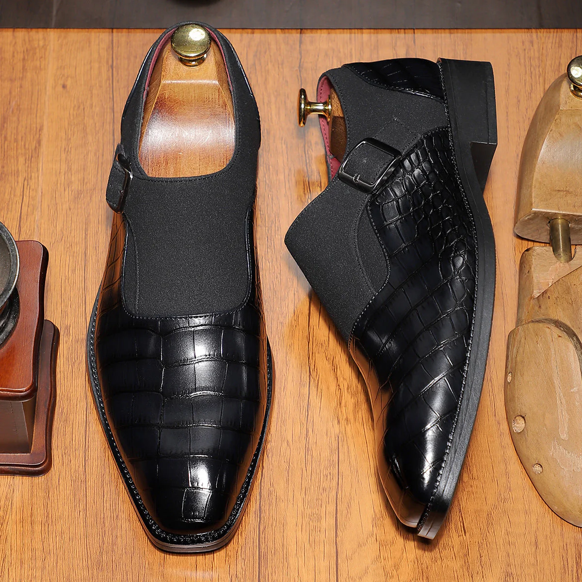 Valentini Signature Buckle Italian Loafers - Image 5