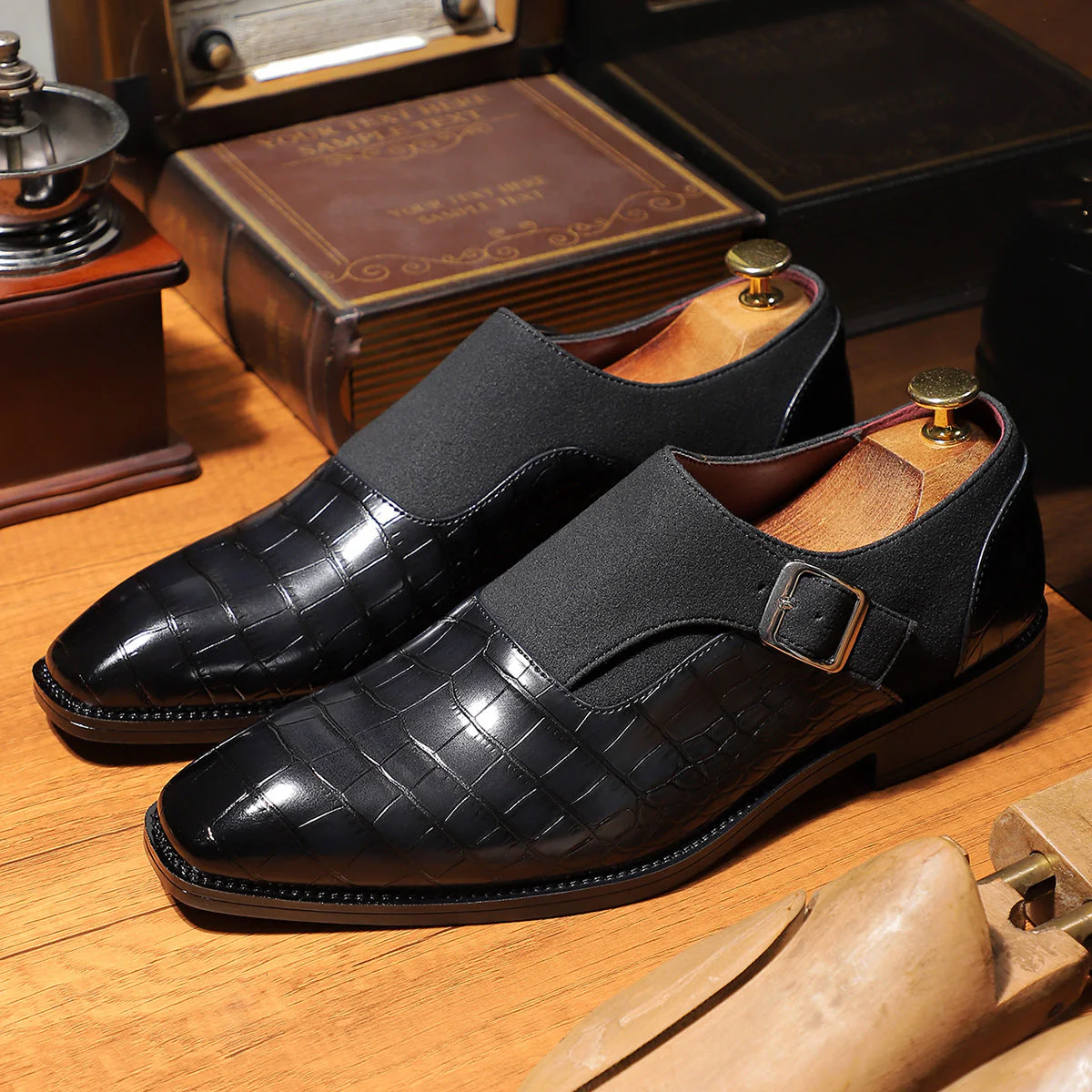 Valentini Signature Buckle Italian Loafers - Image 7