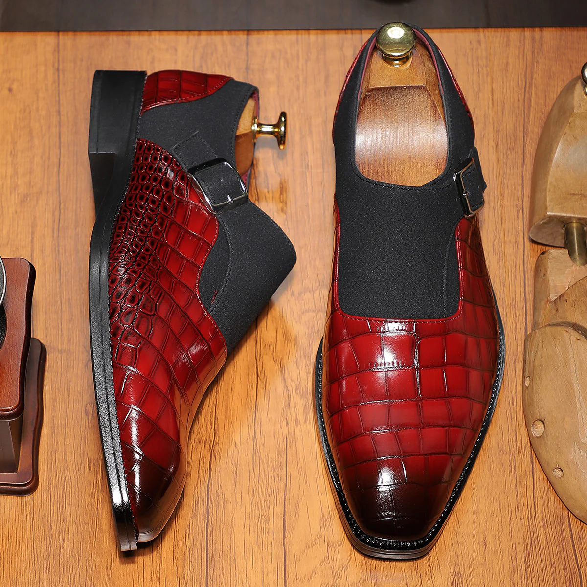 Valentini Signature Buckle Italian Loafers - Image 8