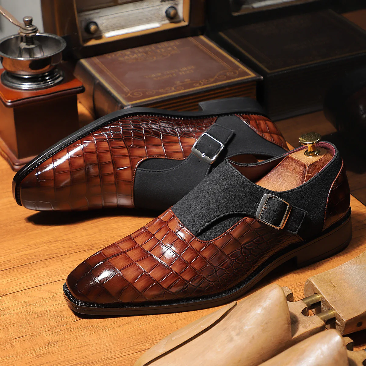 Valentini Signature Buckle Italian Loafers - Image 9