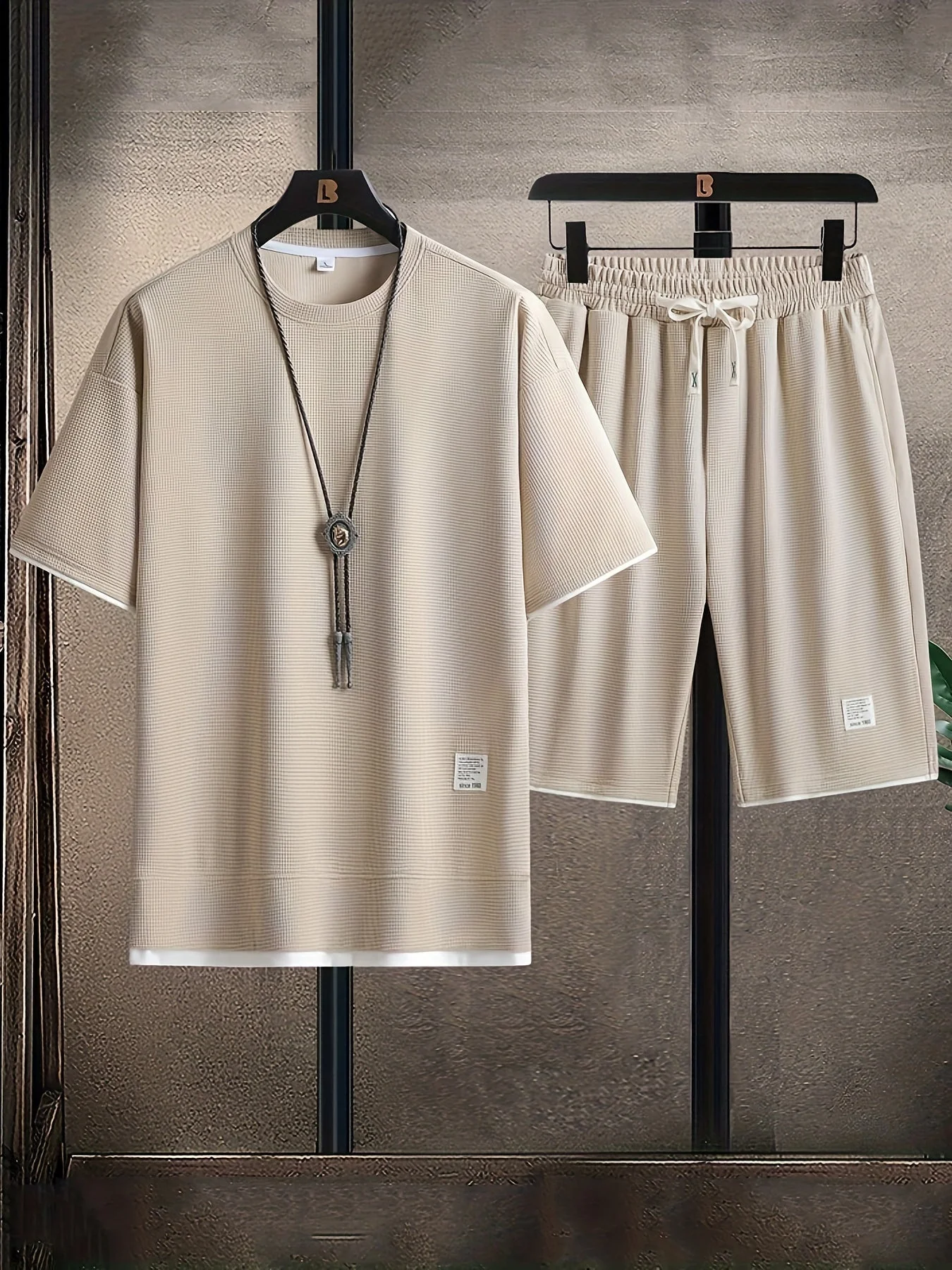 Men's Waffle Knit Lounge Set - Image 9