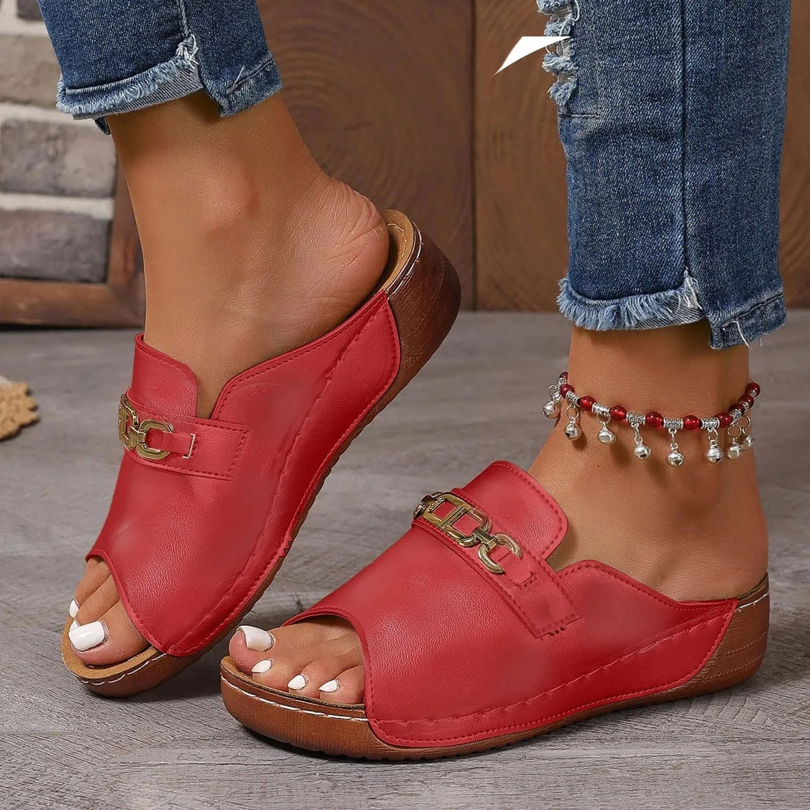 ComfiSteps Slope Heel Sandals - Image 12