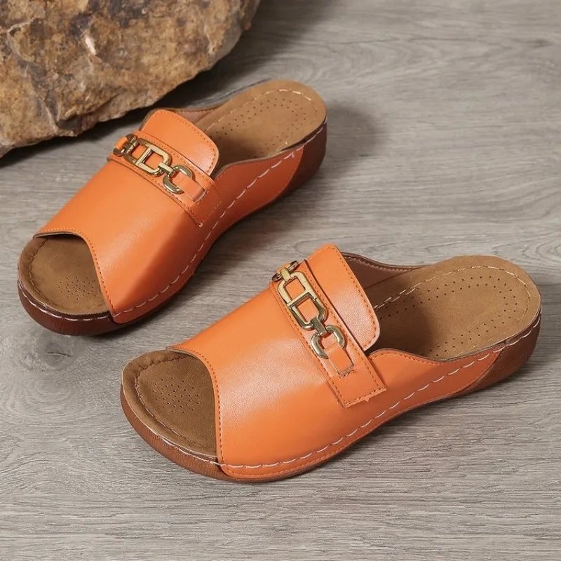 ComfiSteps Slope Heel Sandals - Image 4