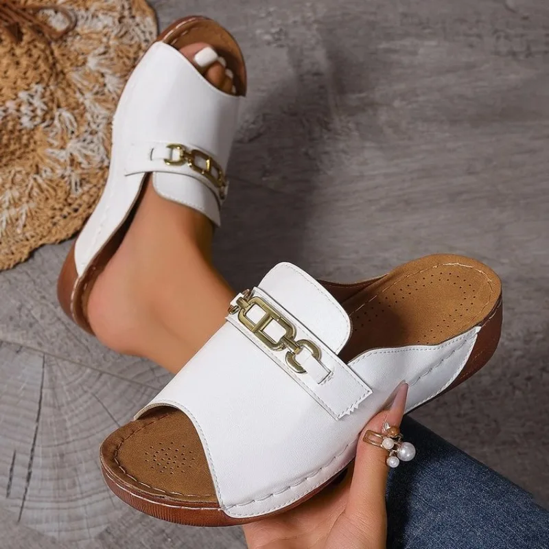 ComfiSteps Slope Heel Sandals - Image 5