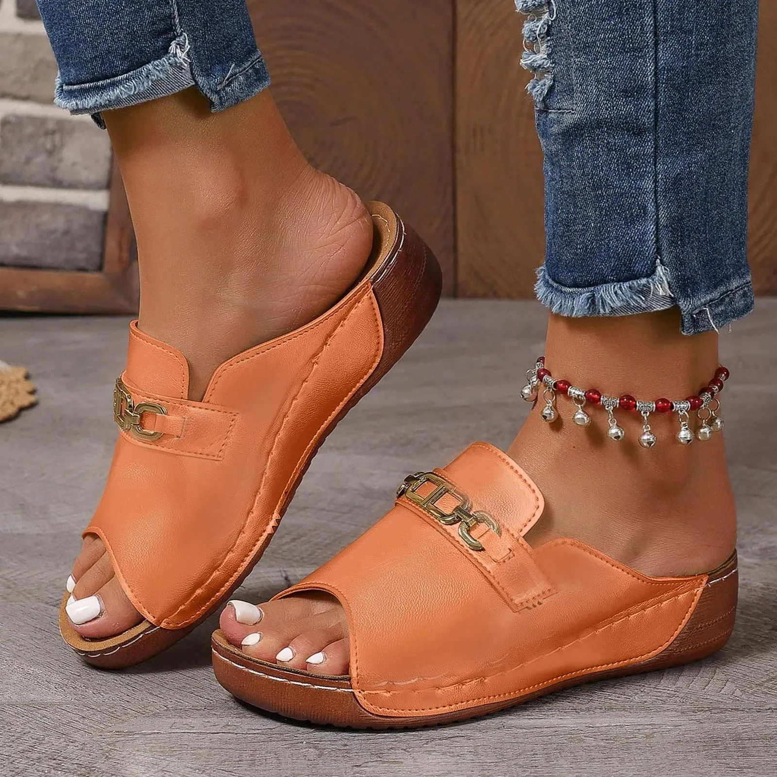 ComfiSteps Slope Heel Sandals - Image 8